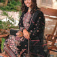 Black Embroidered Georgette Dupatta