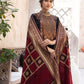 Maroon  Embroidered Dupatta