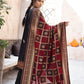 Maroon  Embroidered Dupatta