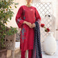 Navy Blue Brocade Dupatta