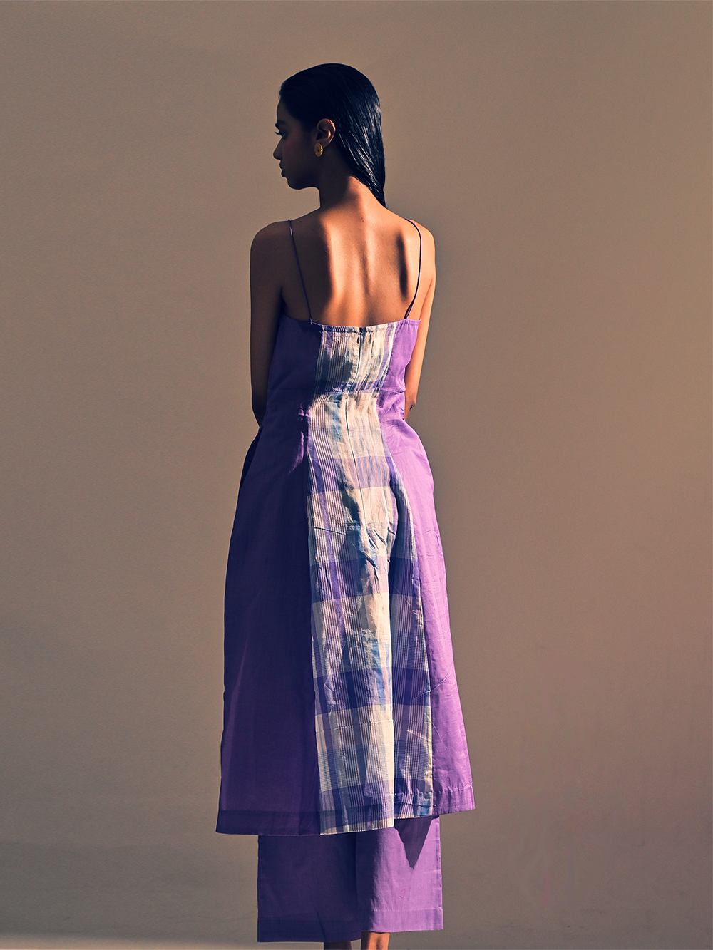 Lavender Cotton  Quartz Dress