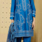 Blue Embroidered Suit - Set of 3