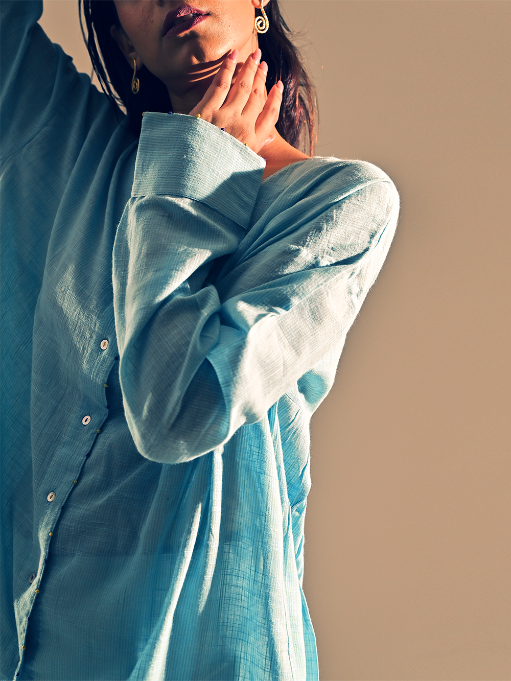 Sky Blue Cotton top