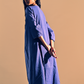 Blue Cotton Tanzanite Tunic