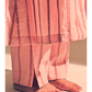 Pink Cotton Paneled Tunic Dress
