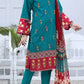 Green Embroidered Cotton Kurta