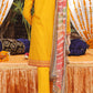 Yellow Embroidered Cotton Kurta