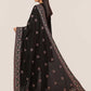 Black Embroidered Cotton Suit - Set of 3