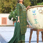 Green Bandhej Printed Cotton Suit Set