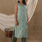 Green Cotton Kurta with Pant Set of 2