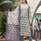 Grey Modal Silk Embroidered Modal Suit Set