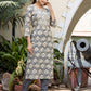 Grey Modal Silk Embroidered Modal Suit Set