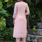 Pink Modal Silk Suit Set