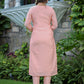 Pink Modal Silk Suit Set