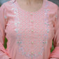 Pink Modal Silk Suit Set