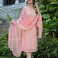 Pink Modal Silk Suit Set