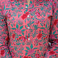 Pink Floral Print Cotton Kurta Pant Set