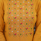 Yellow Embroidered Cotton Kurta Pant Set