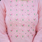 Peach Embroidered Cotton Kurta Pant Set