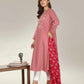 Pink Printed Cotton Suit - Set of 3