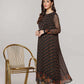 Black Printed Cotton Kurta