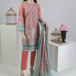 Coral Cotton Hand Block Printed Kurta