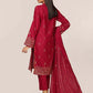 Red Embroidered kurta