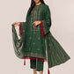 Green Embroidered Cotton Kurta